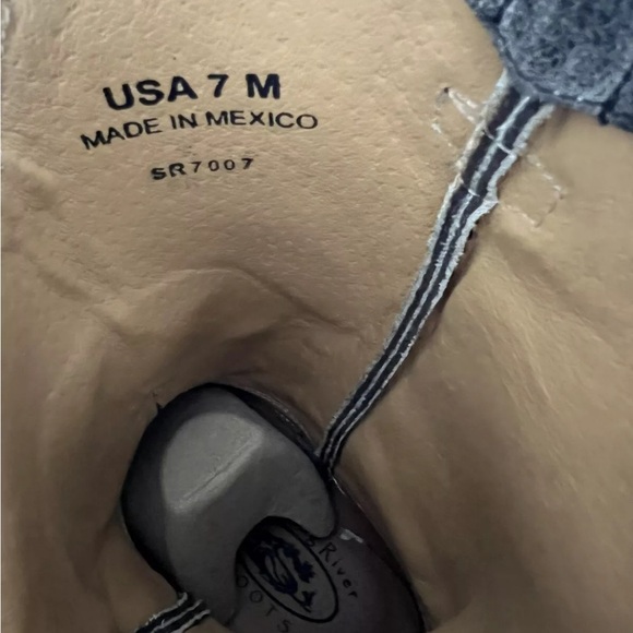 Sterling River Women's Gray Leather Cowboy Western Boots Size 7 Nashville - Picture 9 of 9